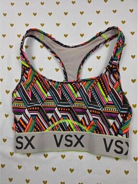 Victorias Secret VSX Neon Sports Bra XS Bralette Bra Top Tank